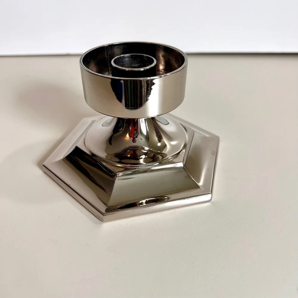 Vintage Silver Candle‎ Holder, Unbranded, Home Decor, Silver
